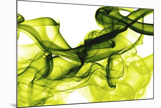Green Smoke-GI ArtLab-Mounted Giclee Print