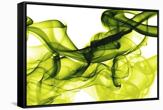 Green Smoke-GI ArtLab-Framed Stretched Canvas