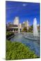 Green Space at Caesars, Garden and Fountains at Caesars Palace Hotel, Las Vegas, Nevada, Usa-Eleanor Scriven-Mounted Photographic Print