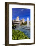 Green Space at Caesars, Garden and Fountains at Caesars Palace Hotel, Las Vegas, Nevada, Usa-Eleanor Scriven-Framed Photographic Print