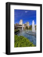 Green Space at Caesars, Garden and Fountains at Caesars Palace Hotel, Las Vegas, Nevada, Usa-Eleanor Scriven-Framed Photographic Print