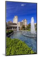 Green Space at Caesars, Garden and Fountains at Caesars Palace Hotel, Las Vegas, Nevada, Usa-Eleanor Scriven-Mounted Photographic Print