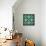Green Spanish tile, 2018-Andrew Watson-Framed Stretched Canvas displayed on a wall