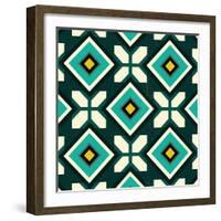 Green Spanish tile, 2018-Andrew Watson-Framed Giclee Print