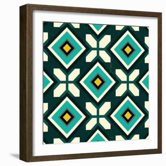 Green Spanish tile, 2018-Andrew Watson-Framed Giclee Print