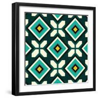 Green Spanish tile, 2018-Andrew Watson-Framed Giclee Print