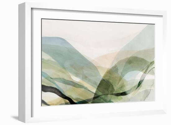 Green Spectre II-null-Framed Art Print