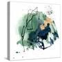 Green Splash Abstract II-Jennifer Parker-Stretched Canvas