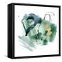 Green Splash Abstract IV-Jennifer Parker-Framed Stretched Canvas