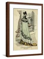 Green Spotted Cloak 1899-null-Framed Art Print