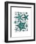 Green Starfish Collection-Fab Funky-Framed Art Print