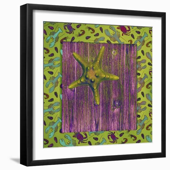 Green Starfish Deck-Tom Kelly-Framed Giclee Print