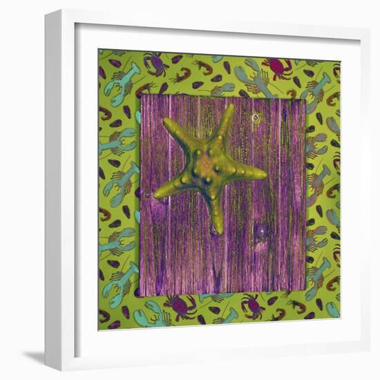 Green Starfish Deck-Tom Kelly-Framed Giclee Print