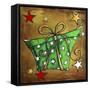 Green Stars Present-Megan Aroon Duncanson-Framed Stretched Canvas