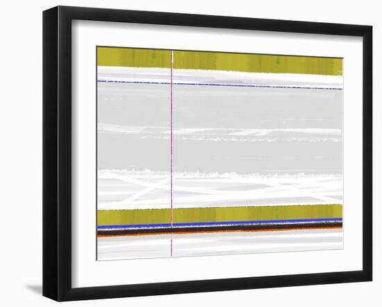 Green Strip-NaxArt-Framed Art Print