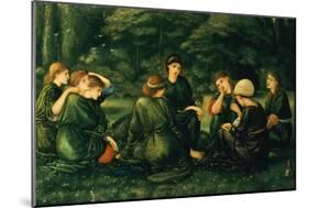 Green Summer, 1868-Edward Burne-Jones-Mounted Premium Giclee Print