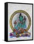 Green Tara, Buddhist Symbol of Prosperity, Kopan Monastery, Bhaktapur, Nepal, Asia-Godong-Framed Stretched Canvas