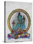 Green Tara, Buddhist Symbol of Prosperity, Kopan Monastery, Bhaktapur, Nepal, Asia-Godong-Stretched Canvas