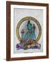 Green Tara, Buddhist Symbol of Prosperity, Kopan Monastery, Bhaktapur, Nepal, Asia-Godong-Framed Photographic Print
