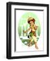 Green Temple-Dalliann-Framed Giclee Print