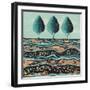 Green Three-Lisa Frances Judd-Framed Art Print