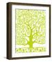 Green Tree of Life-Gustav Klimt-Framed Premium Giclee Print