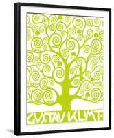 Green Tree of Life-Gustav Klimt-Framed Premium Giclee Print