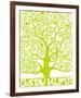 Green Tree of Life-Gustav Klimt-Framed Premium Giclee Print