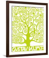 Green Tree of Life-Gustav Klimt-Framed Premium Giclee Print