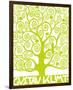 Green Tree of Life-Gustav Klimt-Framed Premium Giclee Print