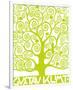 Green Tree of Life-Gustav Klimt-Framed Premium Giclee Print