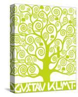 Green Tree of Life-Gustav Klimt-Stretched Canvas