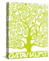 Green Tree of Life-Gustav Klimt-Stretched Canvas