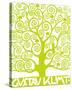 Green Tree of Life-Gustav Klimt-Stretched Canvas