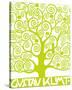 Green Tree of Life-Gustav Klimt-Stretched Canvas