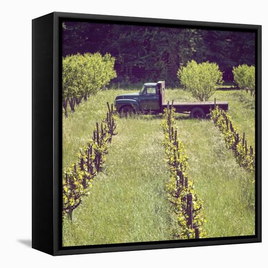 Green Truck-Lance Kuehne-Framed Stretched Canvas