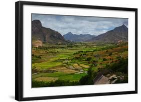 Green Valley with Rice Fields. Madagascar-Dudarev Mikhail-Framed Photographic Print