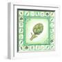 Green Veggies III-Urpina-Framed Art Print