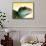 Green Water Dragon-null-Framed Stretched Canvas displayed on a wall