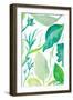 Green Water Leaves II-Kat Papa-Framed Art Print