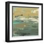 Green Water's Edge I-Alicia Ludwig-Framed Art Print