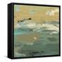 Green Water's Edge I-Alicia Ludwig-Framed Stretched Canvas