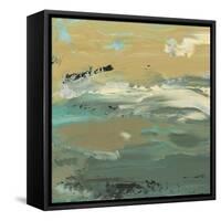 Green Water's Edge I-Alicia Ludwig-Framed Stretched Canvas