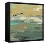 Green Water's Edge I-Alicia Ludwig-Framed Stretched Canvas