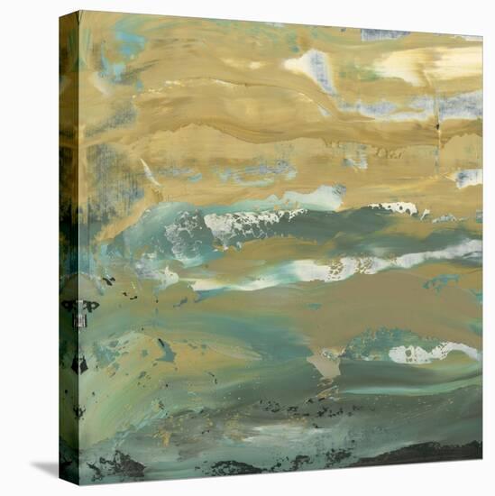 Green Water's Edge III-Alicia Ludwig-Stretched Canvas