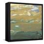 Green Water's Edge IV-Alicia Ludwig-Framed Stretched Canvas
