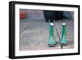 Green Wellies-Clive Nolan-Framed Photographic Print