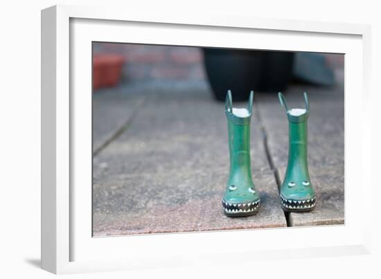 Green Wellies-Clive Nolan-Framed Photographic Print