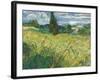 Green Wheat Field with Cypress-Vincent van Gogh-Framed Giclee Print