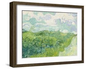 Green Wheat Fields, Auvers, 1890-Vincent van Gogh-Framed Giclee Print